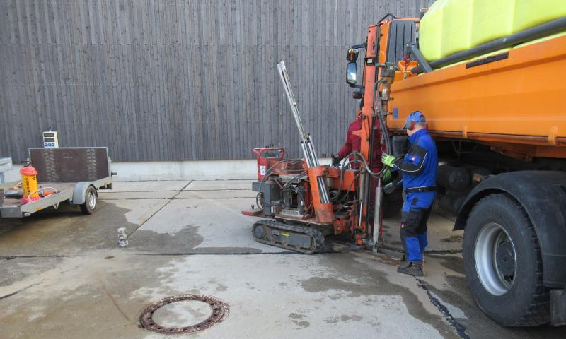 Baugrundgutachten zum Aufstellen eines 30 m³ Sohletanks in Riesa/ Landkreis Meißen