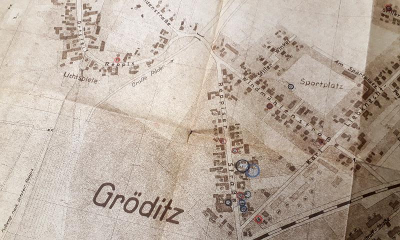 Maßnahmenplanung - Datenqualität SALKA (Sächsisches Altlastenkataster), Paket Historische Erkundungen (HE) im Stadtgebiet Gröditz/Stadt Gröditz im Landkreis Meißen