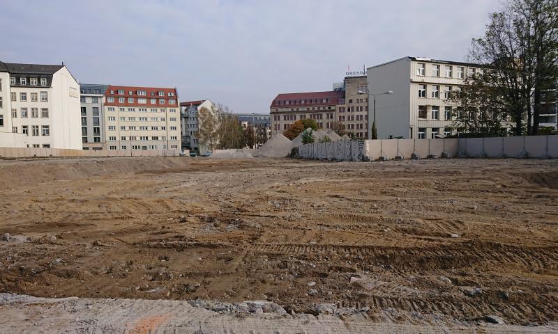 Rückbau der Gebäudesubstanz auf dem Areal Schützengarten, Könneritzstraße 25 in Dresden